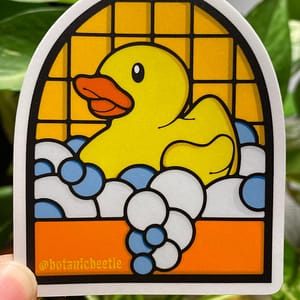 Ducky vinyl sticker