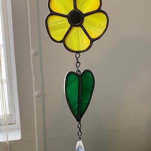 Mini flower chain - yellow