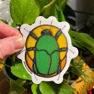 Beetle sticker