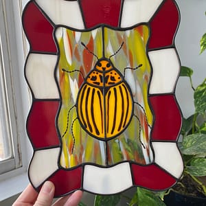 Colorado potato beetle wavy panel