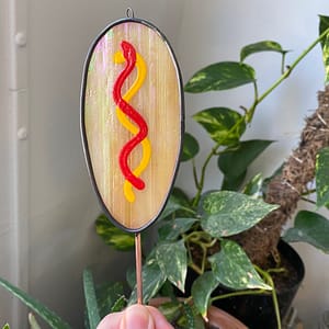 Corn Dog - Ketchup and Mustard