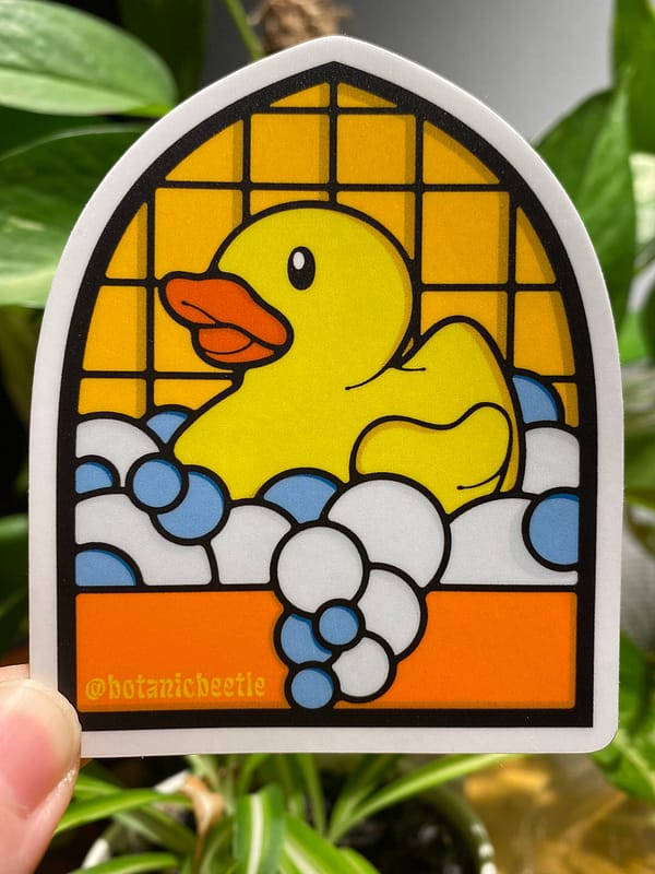 Ducky vinyl sticker
