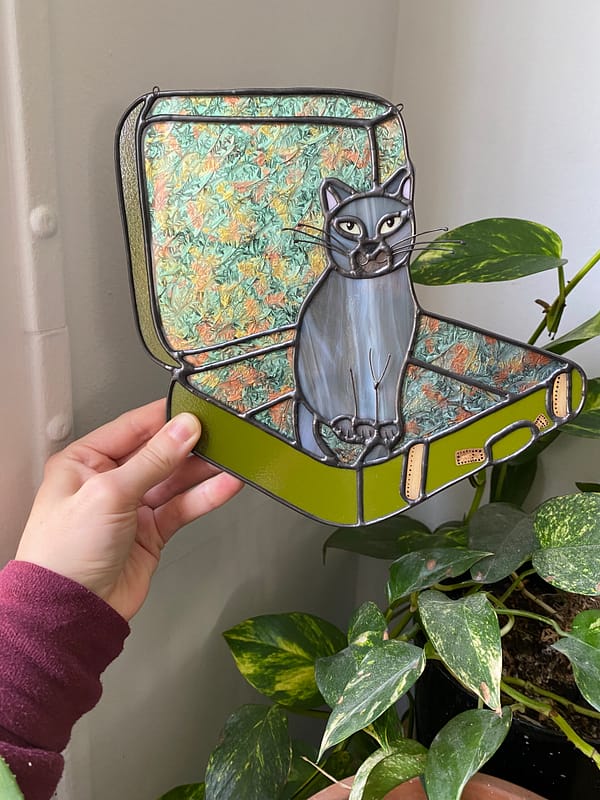 Michelle C Custom - Suitcase Cat