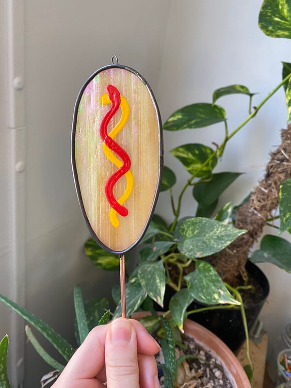 Corn Dog - Ketchup and Mustard