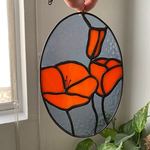 Poppy panel - orange