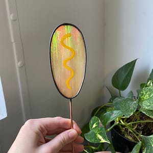 Corn dog - mustard