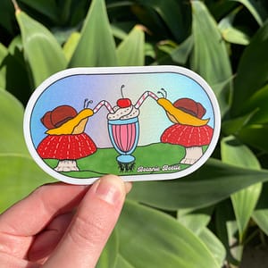 Snails: They are in Love! Sticker