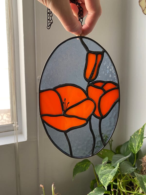 Poppy panel - orange